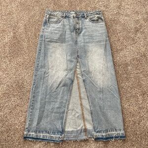 Urban Outfitters denim maxi skirt